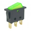 ROCKER  SWITCH  220V  SPST  GREEN