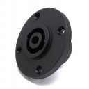 SPEAKON -ROUND BASE CHASSIS MOUNT FEMALE