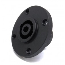 SPEAKON -ROUND BASE CHASSIS MOUNT FEMALE