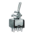 TOGGLE SWITCH DPDT MINI BIASED