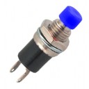 PUSH SWITCH SPST MOM N/ O BLUE