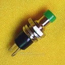 PUSH SWITCH SPST MOM N/ O GREEN