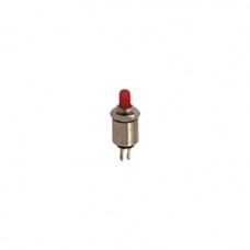 PUSH SWITCH SPST MOM N/ O RED