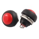 SWITCH PUSH- MAKE 2 A 250 V   RED