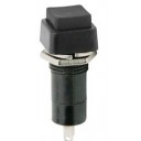 PUSH SWITCH SPST MOM N/ O BLACK