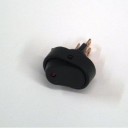 ROCKER SWITCH - OVAL - RED