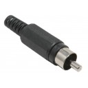 RCA PLUG BLACK  CABLE PROTECT