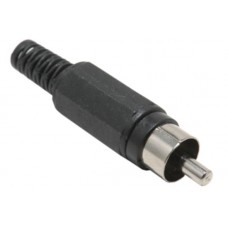 RCA PLUG BLACK  CABLE PROTECT