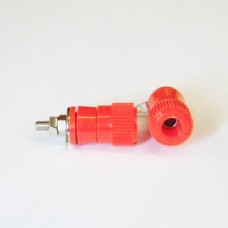 TERMINAL POST 4 MM X 15 MM RED