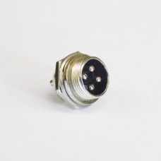 MIC 4 POLE CHASSIS SOCKET