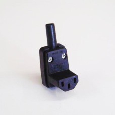 SOCKET 3 PIN ANGLED AC TYPE