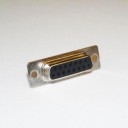 D SOCKET 15 W GOLD CONTACTS