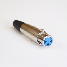 XLR SOCKET 3 PIN IN LINE