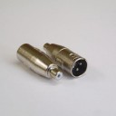 XLR MALE 3 P - RCA FEM. ADAPTOR