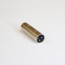 XLR 3 P M- M METAL ADAPTOR PLUG