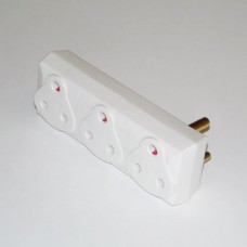 15 AMP MULTIPLUG 3 WAY IN LINE