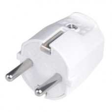 SCHUKO IN- LINE PLUG 16 A WHITE