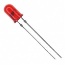 5 MM LED HI BRITE RED 2 , 1 V 20 MA