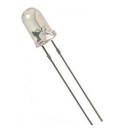 LED 5 MM CL- RD/ BL BLINK/ FL. 3 . 5 V