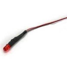 FLASHING LED 9 V - 12 V RED 