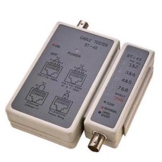 CABLE TESTER CO- AX + RJ 45
