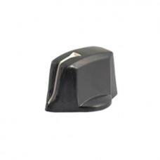 KNOB PLASTIC BLACK/ POINT 26 MM