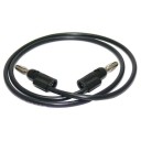 LEAD BANANA PLUG 4 MM BLCK 90 CM