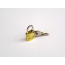 BRASS PADLOCK TRICIRCLE   20 MM