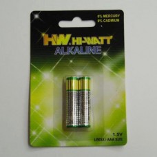 ALKALINE BATTERY AAA 1 , 5 V  ( 2 )