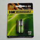 AAA NI- MH 1 , 2 V  800 MAH      ( 2 )