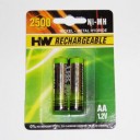 AA  NI- MH 1 , 2 V 2500 MAH      ( 2 )