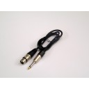 XLR FEMALE - 6 . 3 M 0 NO MALE  1 M