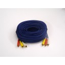 3 RCA TO 3 RCA BLUE, GOLD  15 M