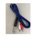 6 . 35 MM STD. JACK- 2 RCA LEAD 1 . 8 M