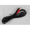 3 . 5 MM ST. MALE - 2 RCA MALE 2 M