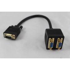 VGA CABLE MALE/ 2 FEMALE 1 , 8 M